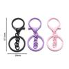 5Pcs/Lot Colorful 30mm Keyring Lobster Clasp Hook Connectors for DIY Keychain Connector Key Ring Jewelry Making Accessories