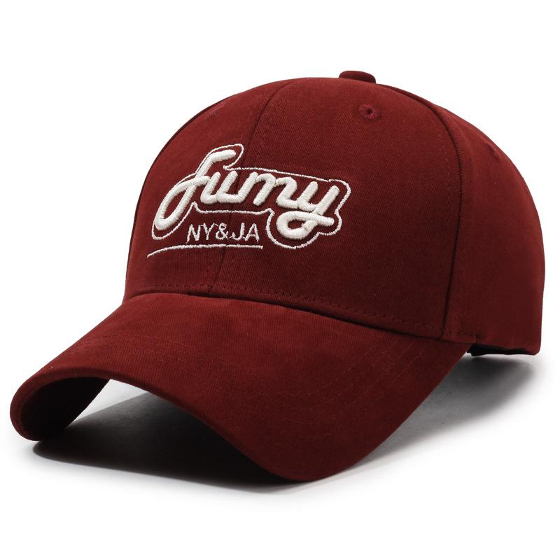 

Бейсболка с вышитыми буквами для мужчин и женщин, весна-осень, кепка-тени красный