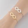 Elegant Stainless Steel Lucky Number 8 Pendant Bracelet for Women - Versatile, Fashionable Jewelry