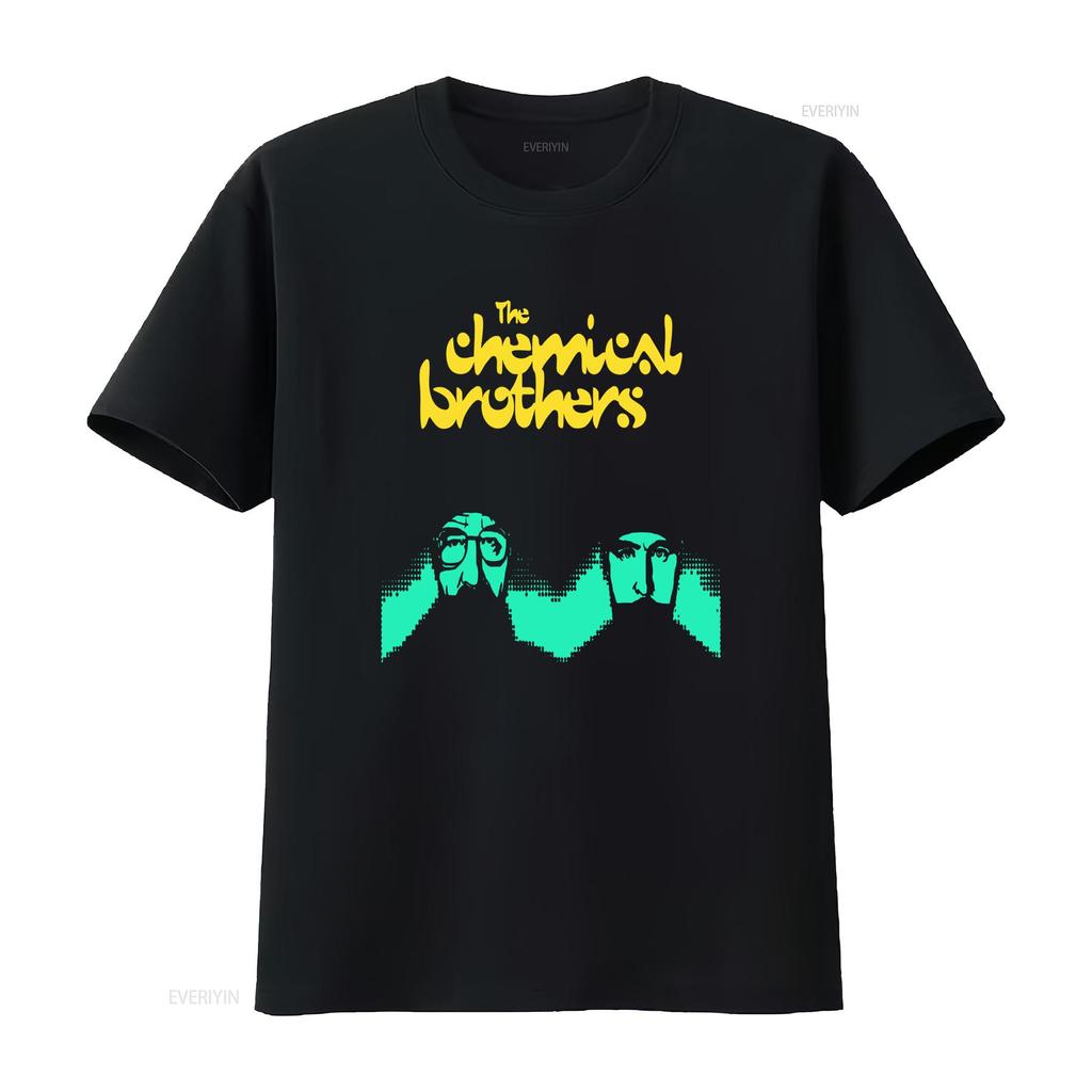 The Chemical Brothers T Shirt Retro Design High Quality Print Perfect for Fans Vintage Washed Versatile Graphic Slightly