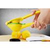 Manual Lemon Squeezer - Hand Juicer Fresh Citrus Juicer Aluminum Acid Orange Juicer Fruit Juicer Juicing Machine Hand Moving - Yellow