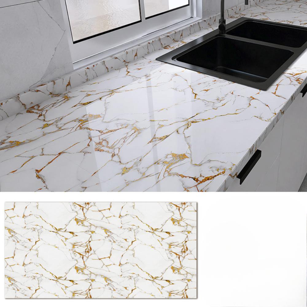 

Мраморная кухонная маслостойкая пленка, плита, водонепроницаемые, влагостойкие, самоклеящиеся обои, столешница, ремонт шкафа, плитка, наклейка 60cm×1m