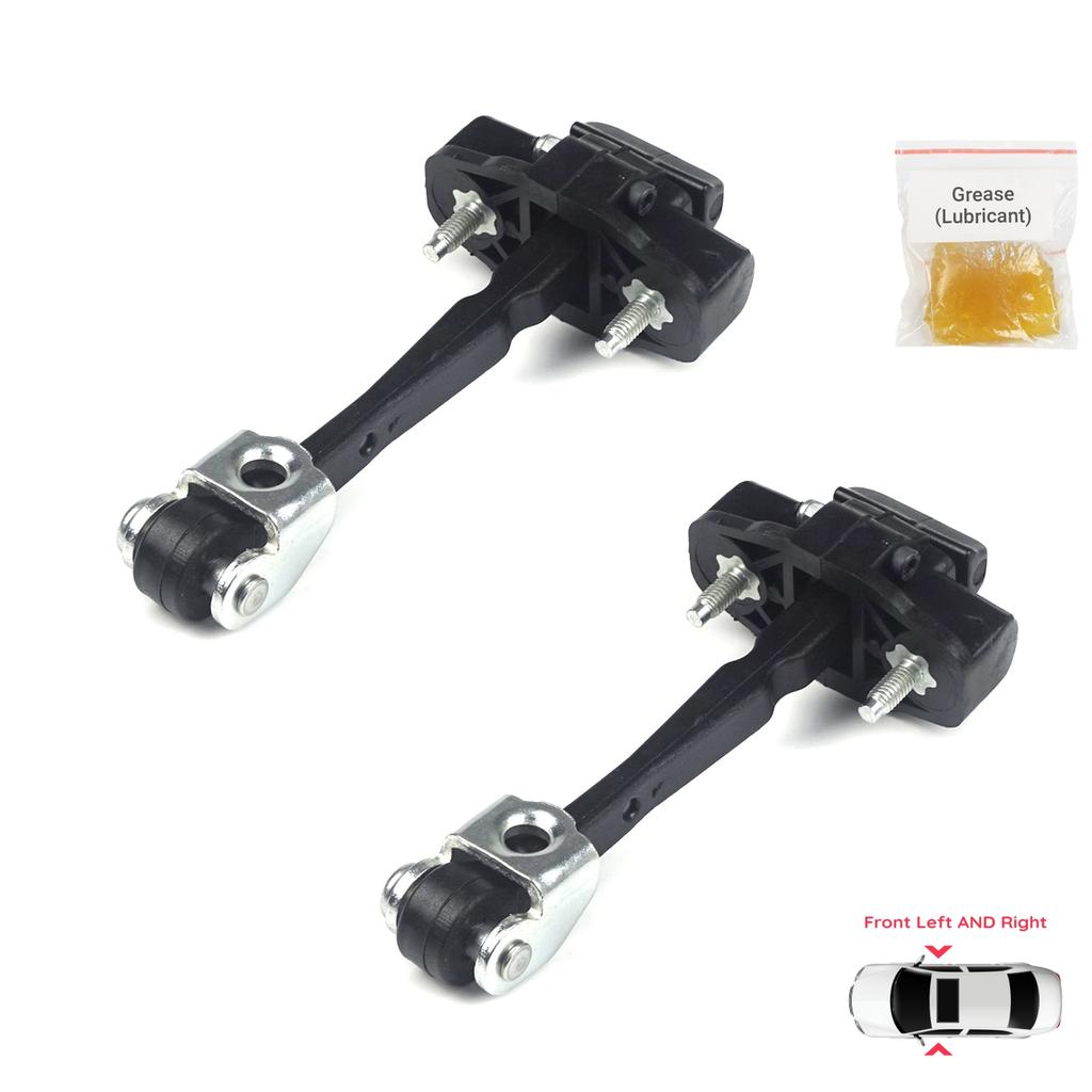 BDP755-1 2 Pieces Front Left AND Right Door Catch Hinge Brake Stop Check Strap Limiter for Renault Dacia Lodgy Dokker 2012-2022 804304825R 