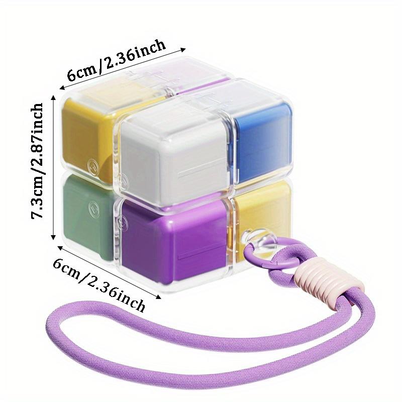 Large Weekly Pill Organizer with 8 Detachable Compartments, Portable Medicine Pill for Supplements, Daily Pill Case for Travel