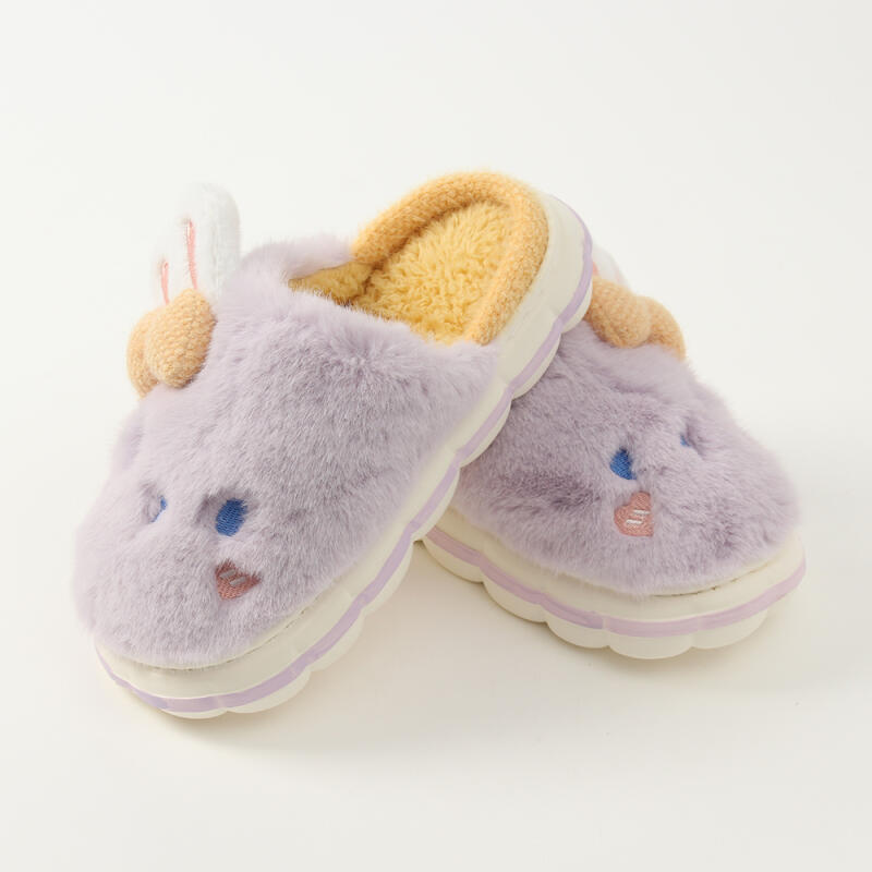 Cute Rabbit Winter Fur Slippers (225-230mm)