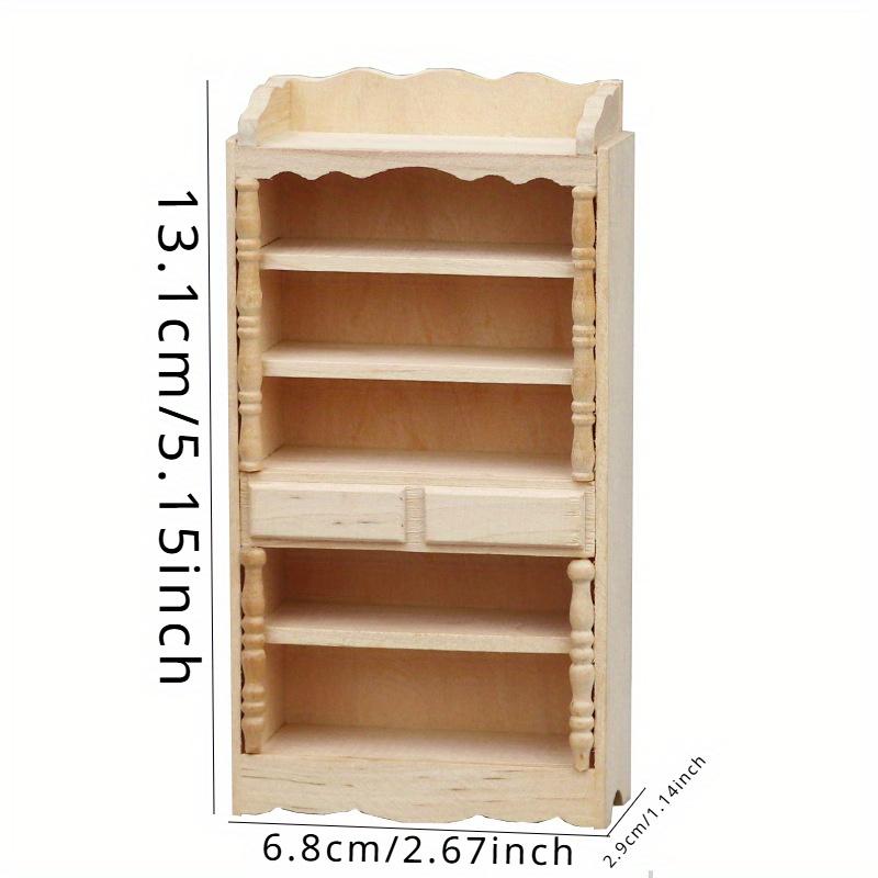 

Миниатюрный деревянный шкафчик в масштабе 1/12 - DIY миниатюрный реквизит для фотосъемки - Сезонный декор - Идеальный подарок 1PC