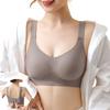 Tophana Set of Wireless Seamless Bras for Bust Shapes and Supervised by a Bust Sports Bra with High Sides 2-Piece [Designed Women's Salon] (M, Gray)