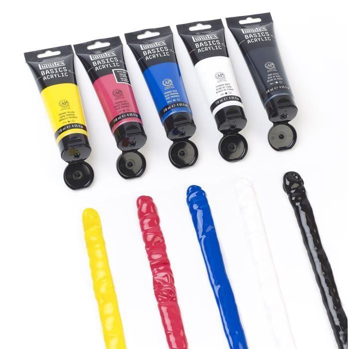 Liquitex assortiment acrylique basics - 5 x 118 ml