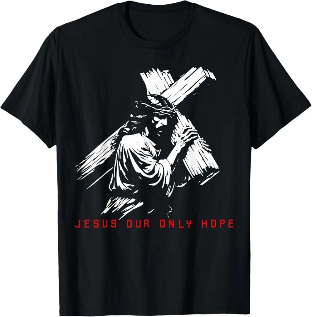 Jesus Christ and Faith Christian Bible and Love Jesus T-Shirt S
