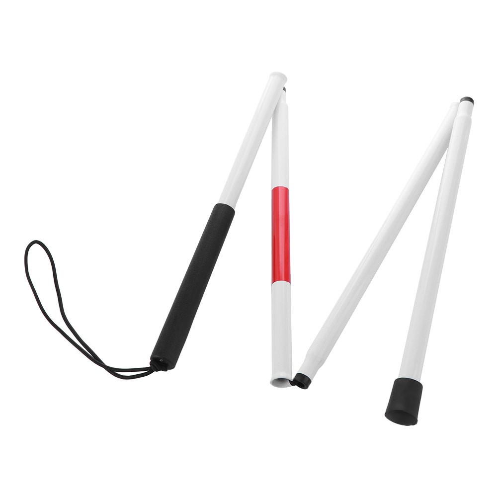 Adjustable Height Folding Cane Aluminum Zinc Zinc Alloy Visually Impaired Crutch Cane Elder
