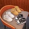 2025 Children's Mid-top Sports Shoes Boys' Classic Casual Board Shoes Girls' Mid-top White Shoes Baby Shoes