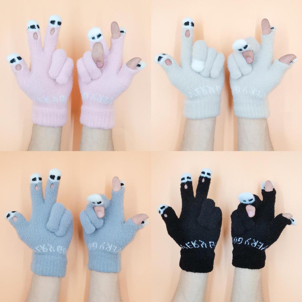 Newcomer Discount: Warm, Windproof Knitted Gloves for Winter Riding