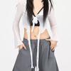 See Through Hip-hop Scarf Streetwear Waistband Jeans Pants Decor Jazz Dance Scarf
