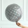 6pcs Disco Foil Balloons 4D Large Round Foil Balloons 22 Inch Ball Helium Mylar Party Balloons for Birthday Party Decoration