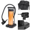   Bike Pump Portable   Motorcycle Foot Pumps Aluminum Alloy (Black)