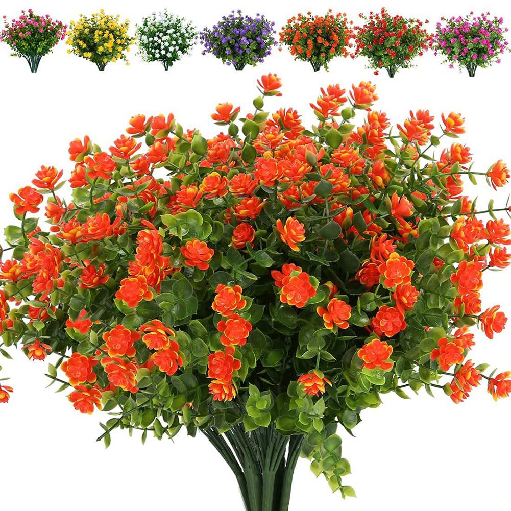 Charming Elegant Beautiful Artificial Flower Fake Plants High Quality Plastic UV Resistant Wonderful Guesthouses