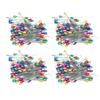 400pcs Teardrop Colored Pearl Head Corsage Pins Straight Sewing Pins  For Flower Decorations