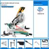 LUXTER 10" High-Power Sliding Compound Miter Saw for Woodworking