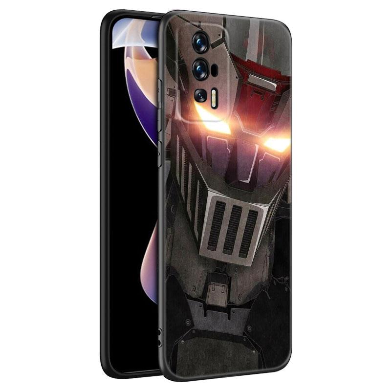 

Аниме Чехол для телефона из черного силикона Mazinger Z для Xiaomi Redmi 7A 8A 9A 10A 11A 9C 10C 12C 13C 11 Prime A1 A2 + 12 4G Note 9T 12R Redmi 7