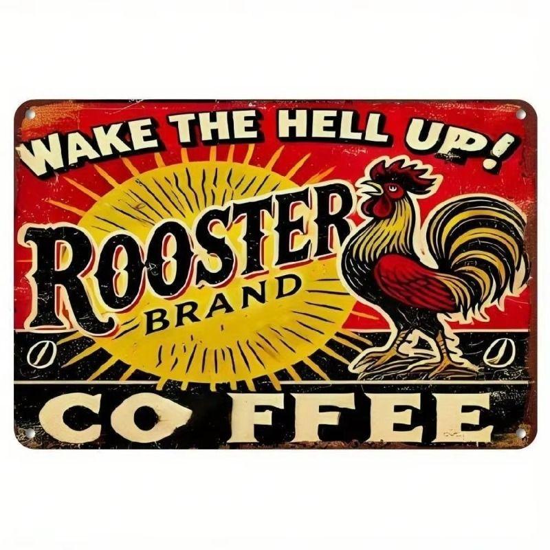 Retro Metal Sign Tin Poster Wall Art Home Decor for Living Room Balcony