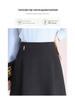 Chic Korean A-Line High-Waisted Casual Skirt for Women - Slimming, Versatile Mid-Length (Spring 2026 Collection)