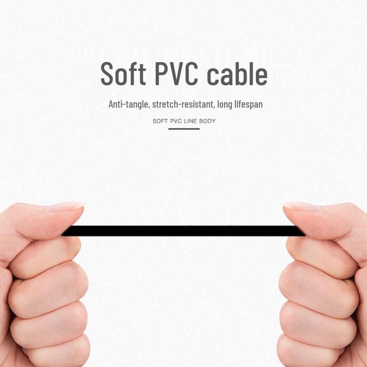 ATV 3.5mm Male-to-Male Audio Cable for Computer, Phone, Headphones, Speakers, and Docking Stations
