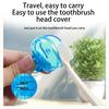 Gevrkjenp Toothbrush Protective Covers, Toothbrush Cover Caps, Toothbrush Covers, Toothbrush Cover Cap Case - Toothpaste Clip Cover Cap Case - Portabl