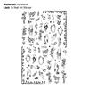 Nail Transfer Sticker Fabulous Decorative Colorful Exquisite Black White Floral Art Stickers for Female