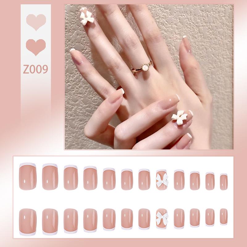 Handmade Press-On Nails – Crushed Diamond Butterfly Glitter Tips Collection