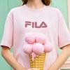 Fila Original Colorful Fashion Simple Classic Retro Big Logo Sports Trendy Casual Versatile Comfortable Loose Short Sleeve T-Shirt F51U619102FPK