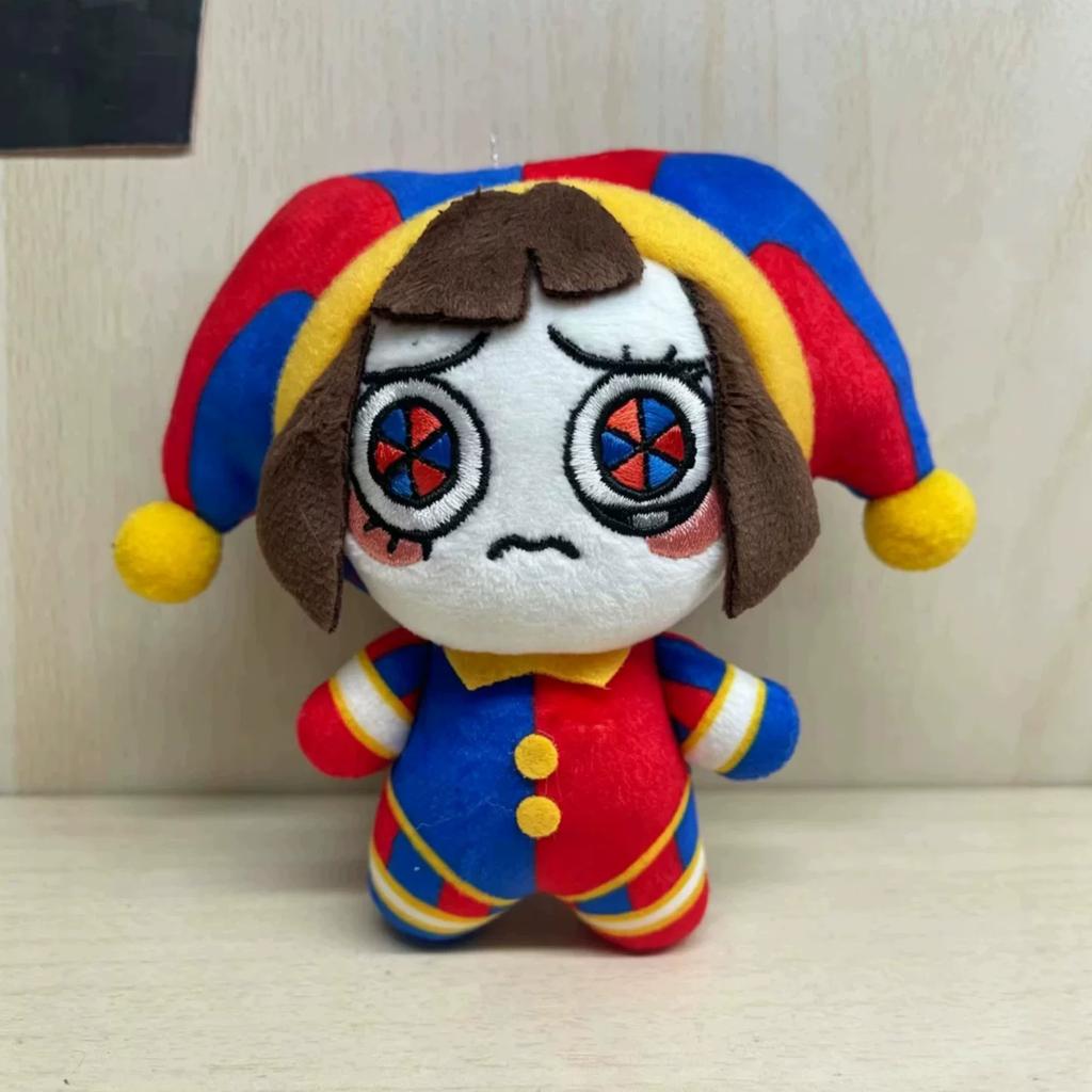 Kawaii The Amazing Digital Circus Plush Keychain Pomni Jax Caine Soft Mini Dolls For Fans Bag Charm And Birthday Gifts Ornament