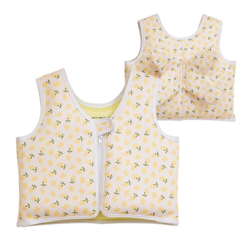 Not Falling Off Child Buoyancy Vest Anti Rollover Adjustable Baby Swimming Jackets Cartoon Stable Inflation-Free Swimming Vest
