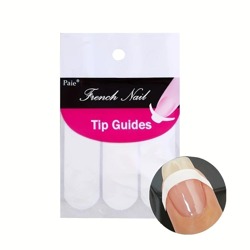 51 Pcs French Manicure Nail Art Stickers Strips, Self-Adhesive Nail Sticker Tips Nail Tips Guides For Manicure Decoration DIY Tools