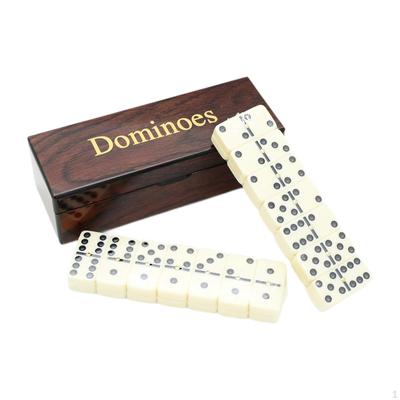 Dominoes Set,Educational Tool Birthday Gifts,28 Tiles,Professional Multifunctional Board