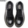 Martin Boots Punk Small Leather Shoes Women's Low Top, Leather British Round Head Casual Student Loose