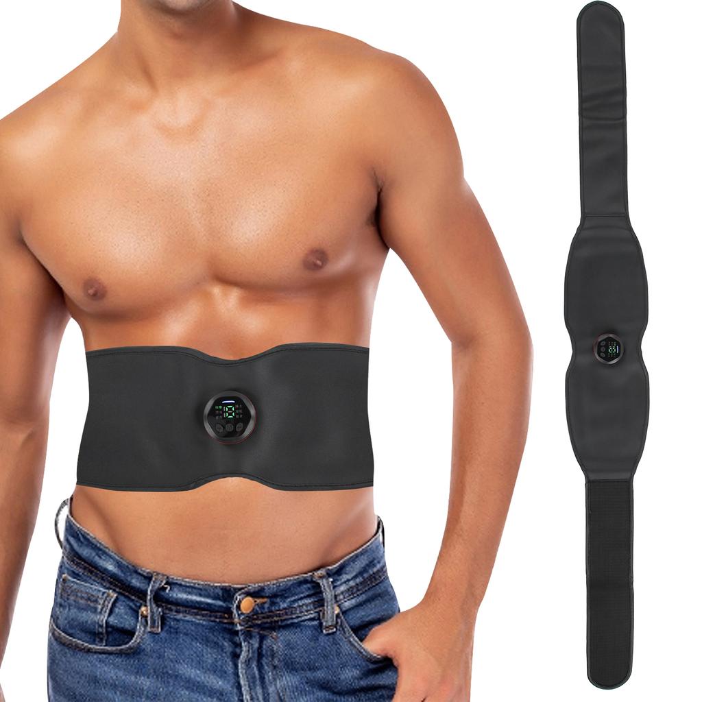 EMS Fitness Belt Adjustable Abdominal Muscle Trainer Slimming Waist Toning Sticker