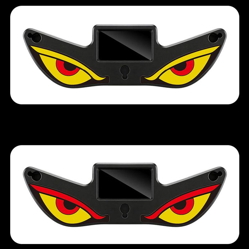 2026 Solar Power Car Demon Eye Light Cool Flashing Warning Light Dynamic Safety Vehicle Signal Lights Universal New