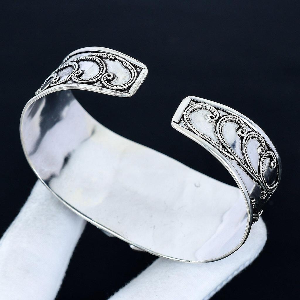 Pink Chalcedony Heart Gemstone Bracelet, Bangle Adjustable Bracelet, 925 Sterling Silver Jewelry, Engagement Gift, Pink Chalcedony Bracelet Gift