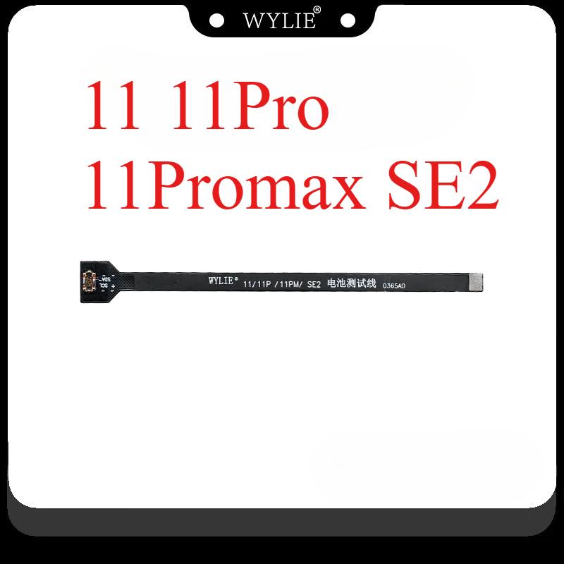 WYLIE Battery Extension Tester Flex Cable For iPhone X 12 13 14 16 Pro Max Phone Repair Tool