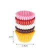 1000 ks Mini papírové vložky na čokoládu Pečení Muffin Dort Košíček Pouzdro Jednobarevné