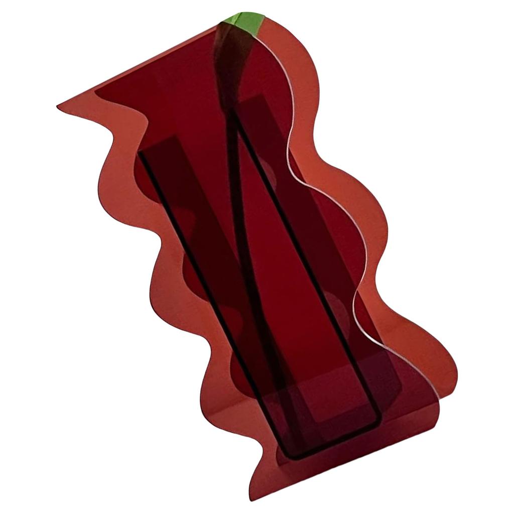 Modern Acrylic Flower Vase For Hydroponic Plant Clear Home Decors Creative Tabletop Centerpieces Safe for Kids and Pet