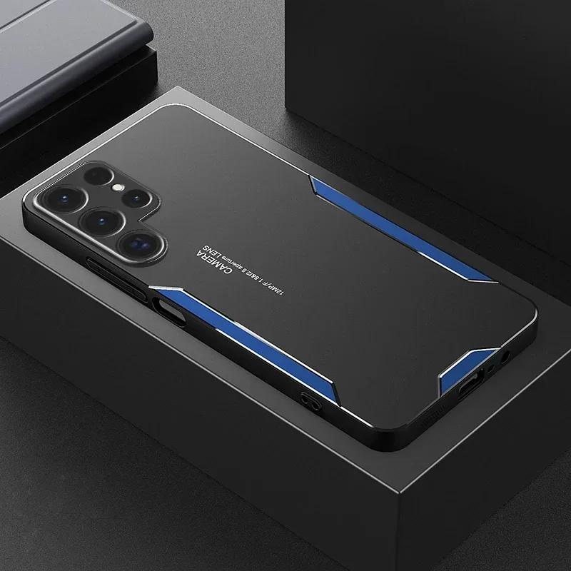 High End Business Rugged Matte Phone Case for Samsung S26 Ultra S26 Pro S25 Edge S24 S23 S22 S21 FE Plus Anti-Drop Shockproof Bumper Cover Funda
