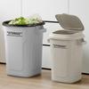 Large Capacity Industrial-Style Kitchen Trash Can for Catering & Outdoor Use