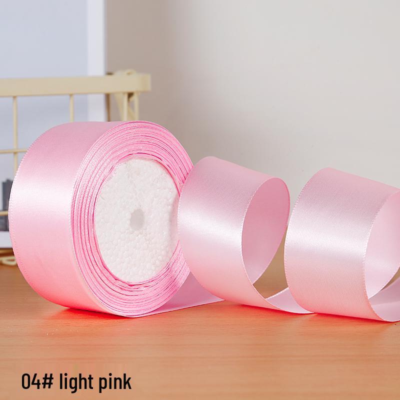 Cinta de Rosa de Seda Hecha a Mano de 4 cm para Envolver Regalos y Joyería DIY