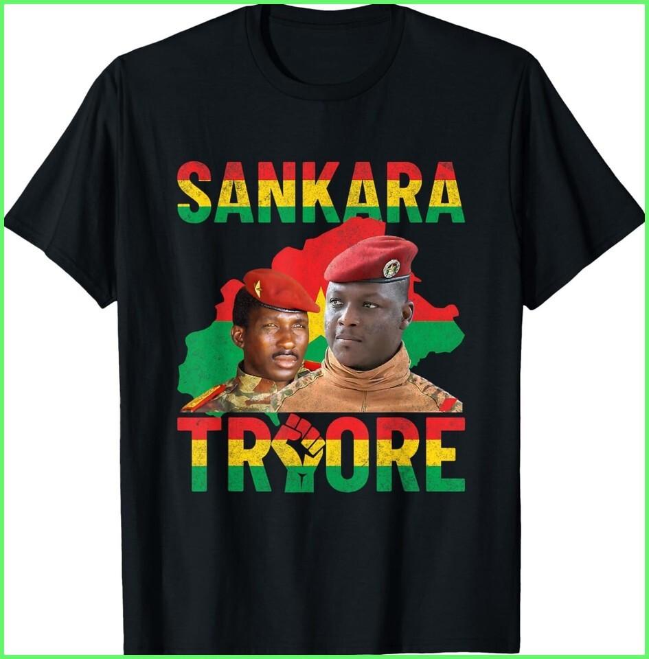 

Africa Resistance Thomas Sankara Burkina Faso Ibrahim Traore Unisex TShirt Woman Man Cotton Graphic T Shirts Streetwear 4XL