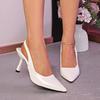 Elegant Pointed-Toe High Heel Shoes for Women  Fine Stiletto Heels for Commuting or Dates, Versatile Dress Shoes Allseason Wear