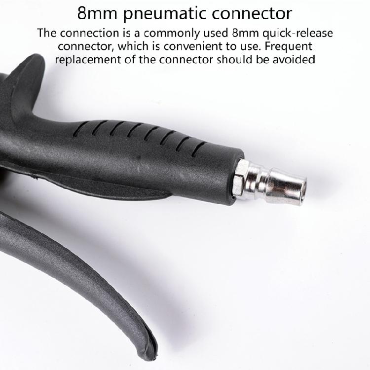 Industrial Strength Dust Removal Guns Pneumatic Air Dusters With Flexible 360 Hose Pressure Resistant PU Tube Design