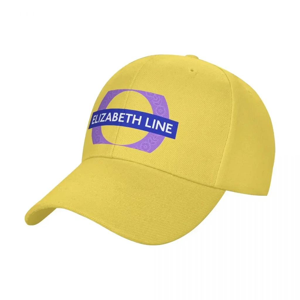 New Elizabeth Line with crown Classic Baseball Cap Unisexs big size hat sun hat Wild Ball Hat F Boy Womens
