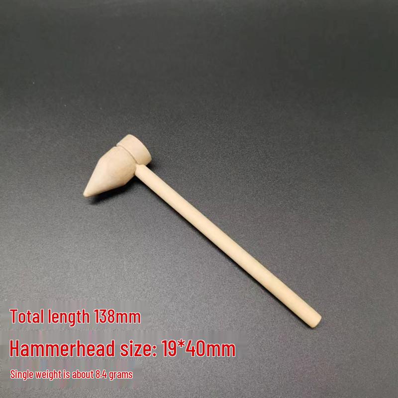 Wooden Batik DIY Kids' Hammer - Handmade Solid Wood Toy Hammer