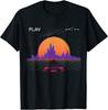 NEW LIMITED Synthwave Sunset Car Aesthetiic Design Great Gift Idea T-Shirt S-3XL Unisex T-Shirt